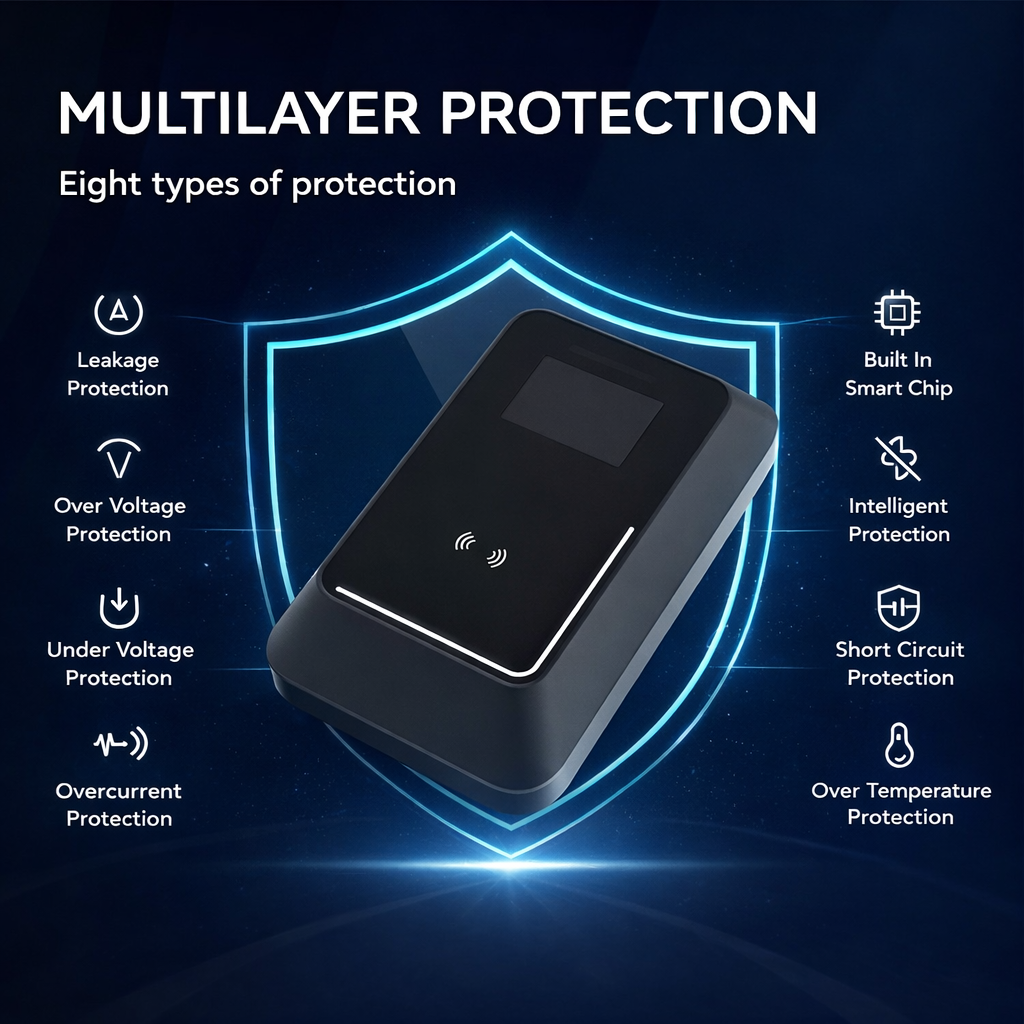 VoltAtelier Onyx Pro 80A EV Wall Charger